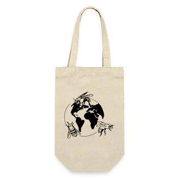 Save the bees - Gift Bag for Bottles - nature - Front