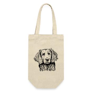 Wachtel Portrait - Geschenkbeutel für Flaschen - Natur - Vorne
