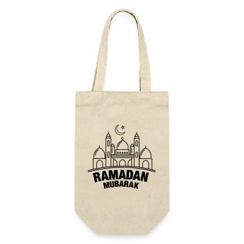 Ramadan Mubarak transparent - Gift Bag for Bottles - nature - Front