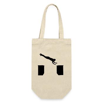 Double kong Parkour Jump Tricking - Gift Bag for Bottles - nature - Front