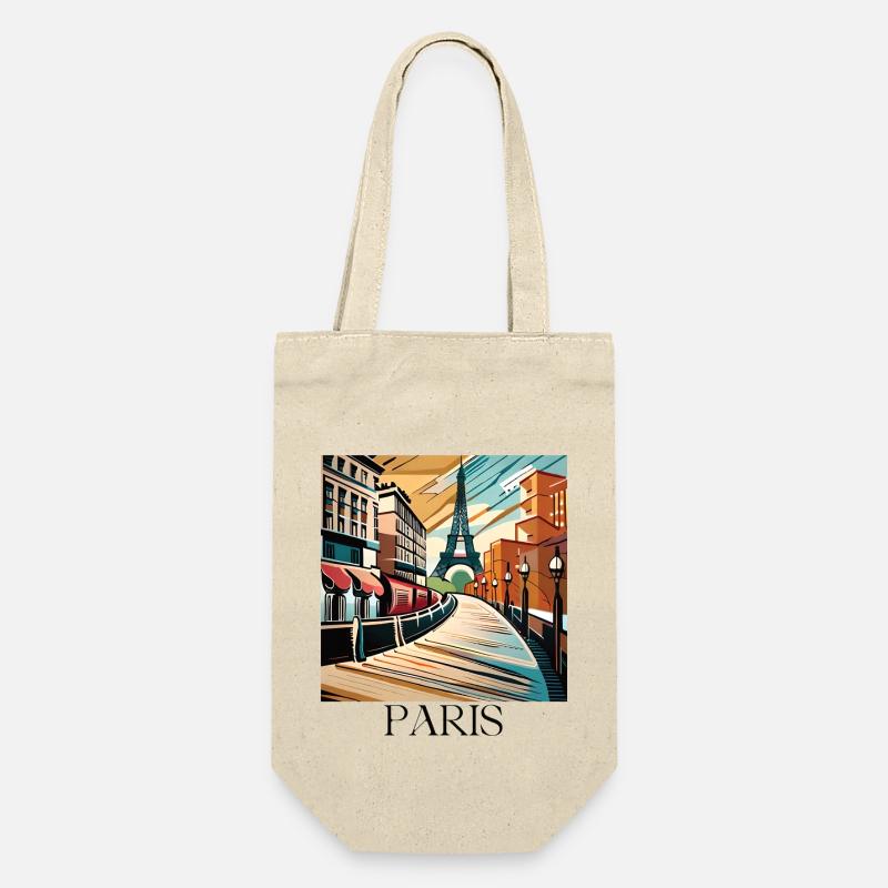 PARIS - Geschenkbeutel für Flaschen - Natur