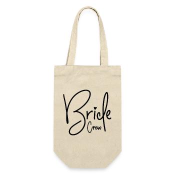 BRIDE CREW TEAM BRIDE BACHELORETTE PARTY - Gift Bag for Bottles - nature - Front