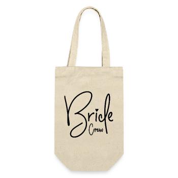 Bride Crew - Gift Bag for Bottles - nature - Front