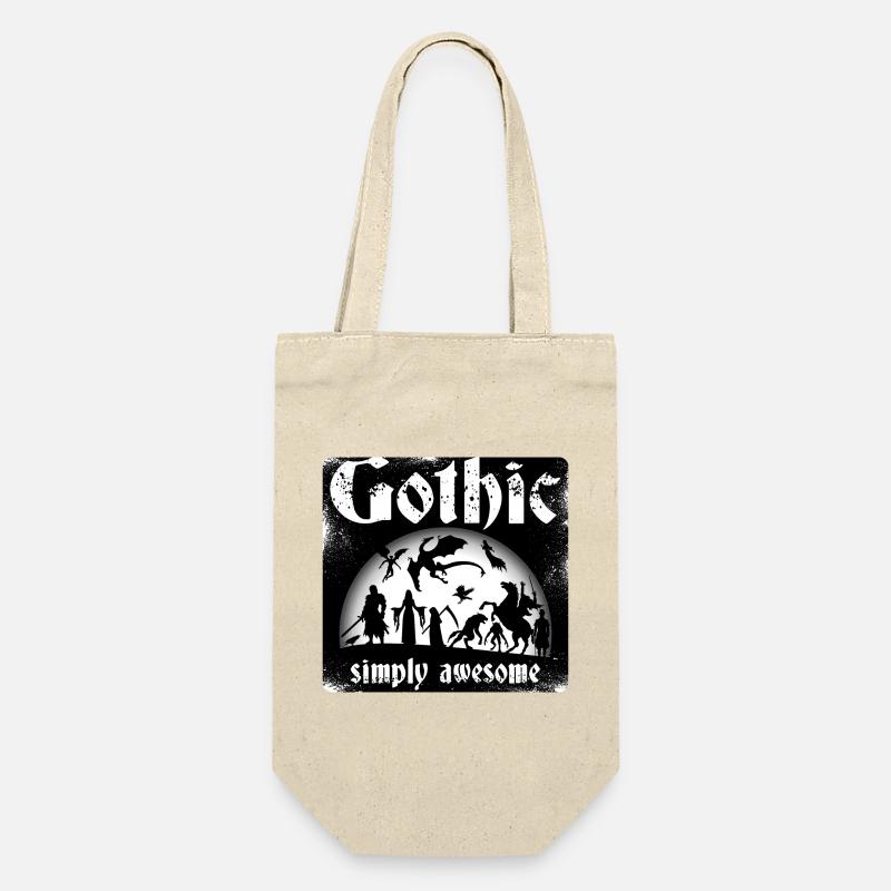 Gothic, spooky full moon creatures - Gift Bag for Bottles - nature