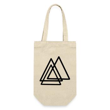 Shapes - Triangles - Gift Bag for Bottles - nature - Front
