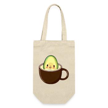 Avocado bathes in coffee - Gift Bag for Bottles - nature - Front