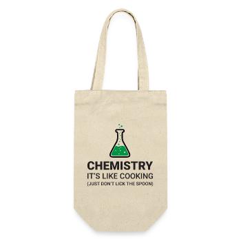 Chemistry, it's like cooking - Gift Bag for Bottles - nature - Front