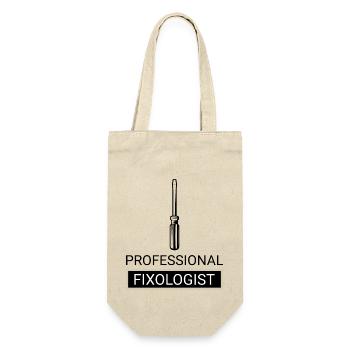 Craftsman Handyman Craft Tool Construction Site - Gift Bag for Bottles - nature - Front