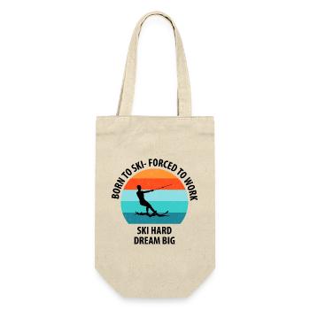 Water skis, water skis, water skiers - Gift Bag for Bottles - nature - Front