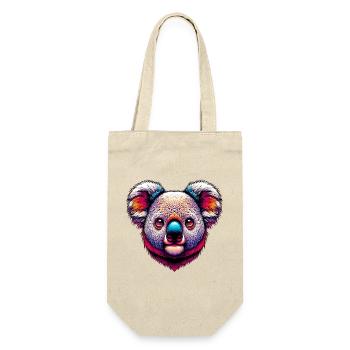 Koala - Geschenkbeutel für Flaschen - Natur - Vorne
