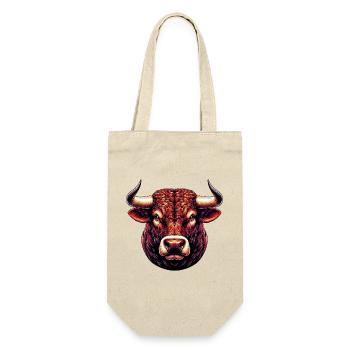 Bull - Gift Bag for Bottles - nature - Front
