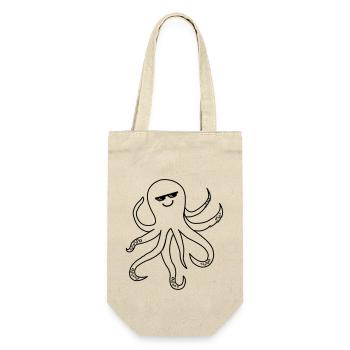 Octopus Octopus Cool - Gift Bag for Bottles - nature - Front