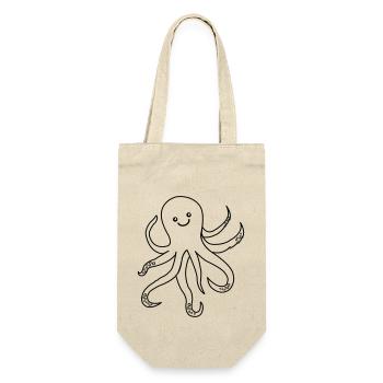 Octopus Octopus - Gift Bag for Bottles - nature - Front