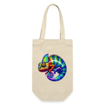 Caméléon - Sac à bouteille - nature - Devant