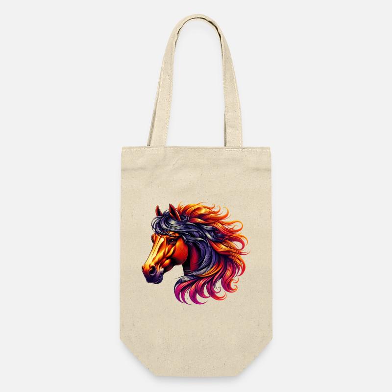Cheval - Sac à bouteille - nature