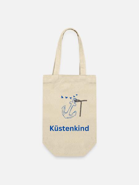 Küstenkind - Geschenkbeutel für Flaschen - Natur