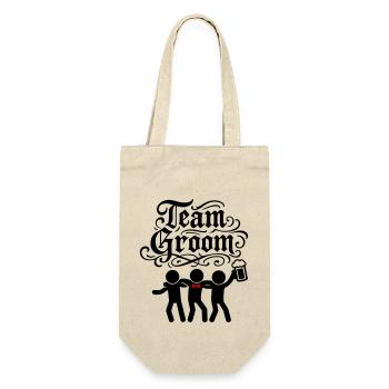 Equipe Groom Enterrement de vie de jeune fille - Sac à bouteille - nature - Devant