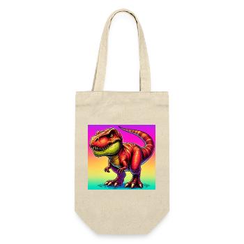 dinosaur - Gift Bag for Bottles - nature - Front