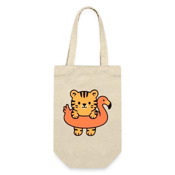 Petit tigre sur Bouée Tropicale - Sac à bouteille - nature - Devant