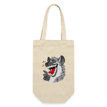 Hyène Rieuse Cartoon  - Sac à bouteille - nature - Devant