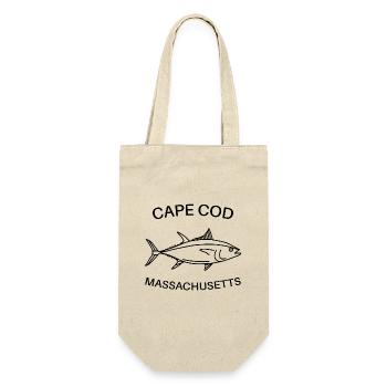 Cape Cod - Massachusetts USA - Fishing - Thunfisch - Geschenkbeutel für Flaschen - Natur - Vorne