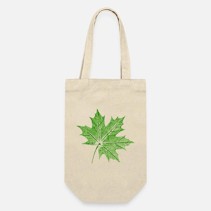 Leaf Maple / Maple Leaf - Gift Bag for Bottles - nature
