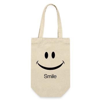 Minimalist pair of eyes - Gift Bag for Bottles - nature - Front
