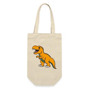 Dino - Gift Bag for Bottles - nature - Front