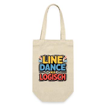 Line Dance Logical - Gift Bag for Bottles - nature - Front