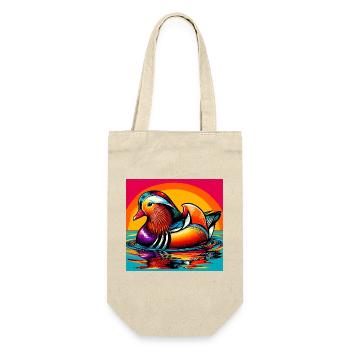 Mandarin duck - Gift Bag for Bottles - nature - Front
