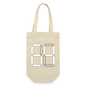 NUMBER 64 Sixty-Four Gift Digital - Gift Bag for Bottles - nature - Front