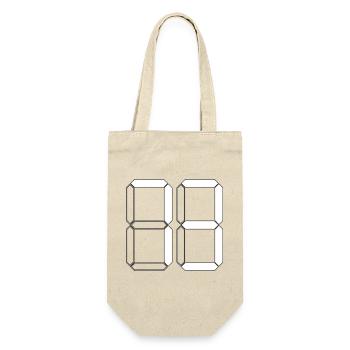 NUMBER 73 Seventy-Three Gift Digital - Gift Bag for Bottles - nature - Front