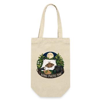 WING PHOTO TIME - Gift Bag for Bottles - nature - Front