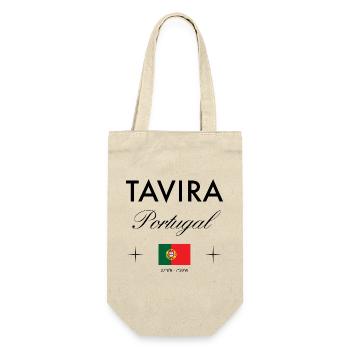 Tavira Portugal Coordinates Travel Souvenir - Gift Bag for Bottles - nature - Front