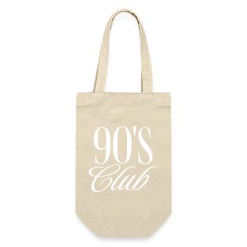 90s Club - Geschenkbeutel für Flaschen - Natur - Vorne