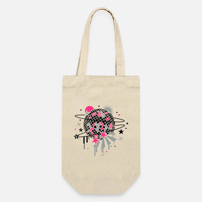 Disco Ball - Gift Bag for Bottles - nature