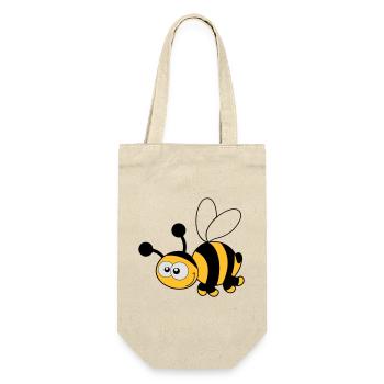 Biene - Bienchen - Sumis - Geschenkbeutel für Flaschen - Natur - Vorne