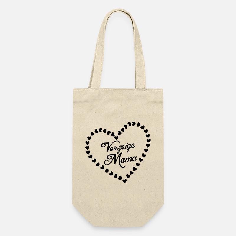Vorzeigemama Mutter Muttertag Liebe Geschenk - Geschenkbeutel für Flaschen - Natur