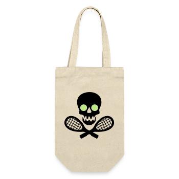 tennis - Geschenkbeutel für Flaschen - Natur - Vorne
