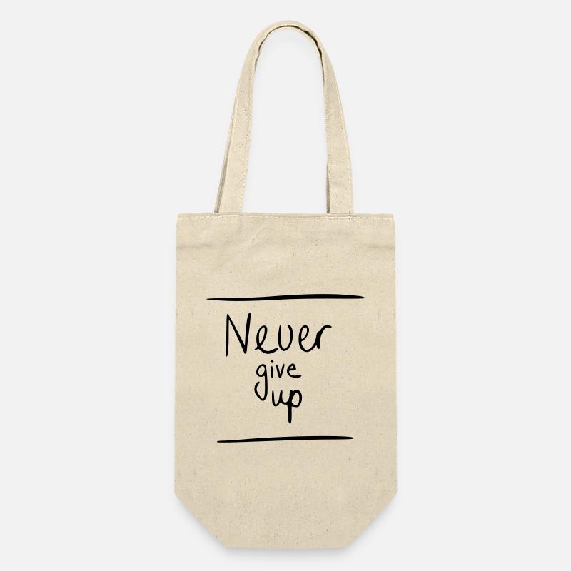 Ne jamais abandonner - Sac à bouteille - nature