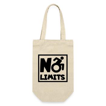 Aucune limite pour cet utilisateur de fauteuil roulant, rôle # - Sac à bouteille - nature - Devant