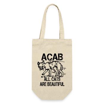all cats are beautiful acab - Gift Bag for Bottles - nature - Front