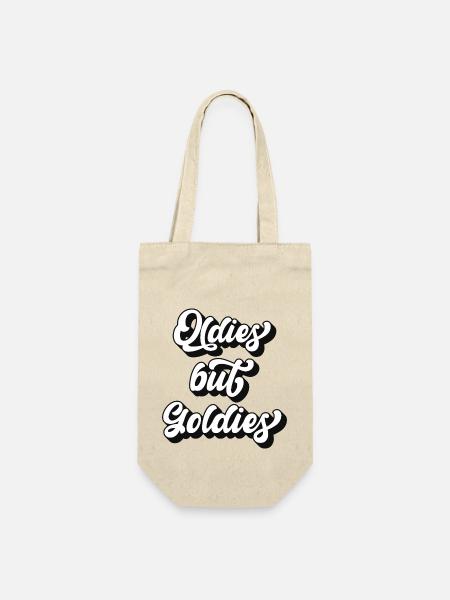 OLDIES BUT GOLDIES coole-shirts.ch - Geschenkbeutel für Flaschen - Natur