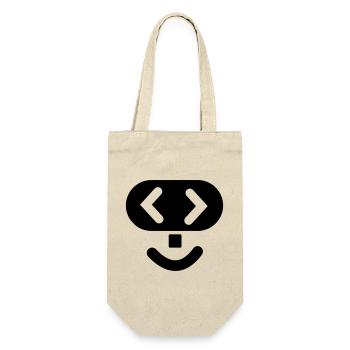 Logo du hacker 2 - Sac à bouteille - nature - Devant