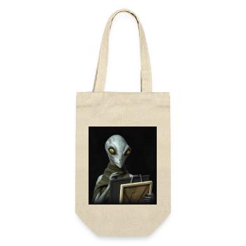 Alien artist - Gift Bag for Bottles - nature - Front