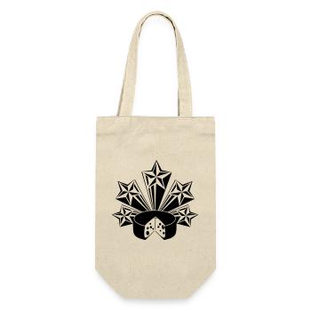 Cheese radiating stars - Gift Bag for Bottles - nature - Front