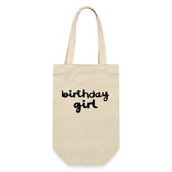 Fille d’anniversaire - Sac à bouteille - nature - Devant