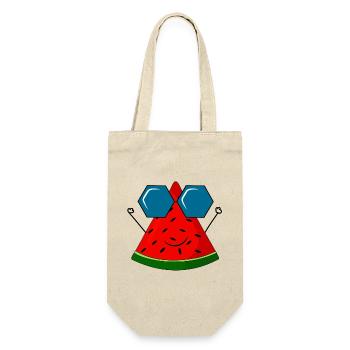 summer, pastèque, soleil - Sac à bouteille - nature - Devant
