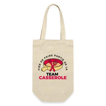 TEAM CASSEROLE - Sac à bouteille - nature - Devant