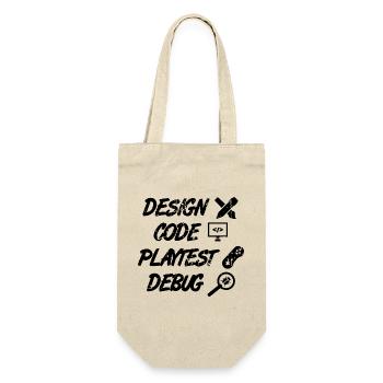 Design Code Playtest Debug - Gift Bag for Bottles - nature - Front